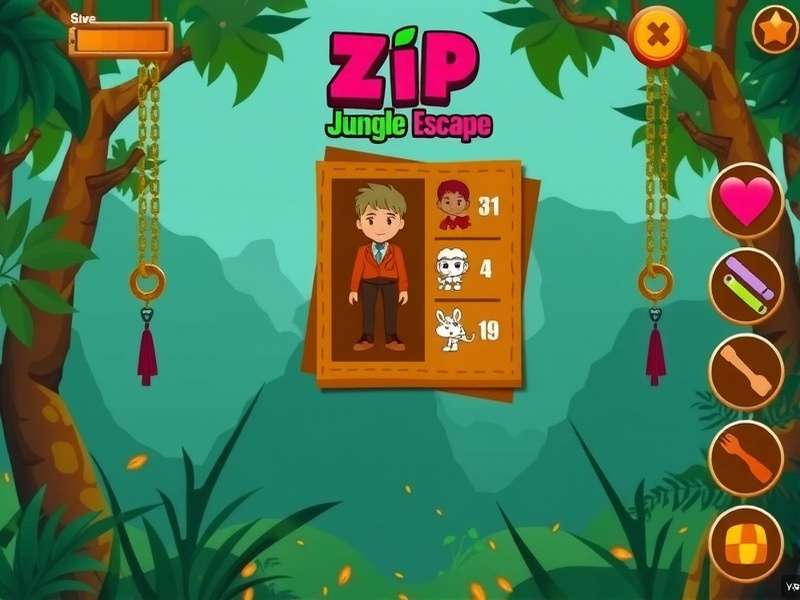 Zip Jungle Escape strategy guide illustration
